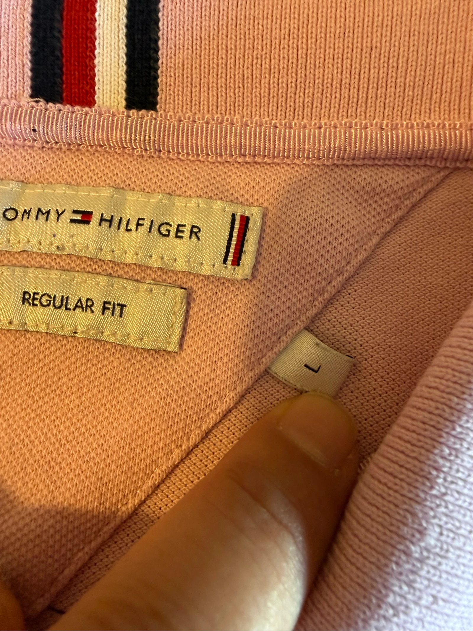 Polo mujer Tommy Hilfiger – Rosa pálido – Talla L – Ajuste Regular - Chic y casual – photo 10